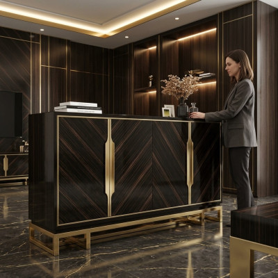 Chest of drawers, sideboard, cabinet, luxury cabinet, shelf, furniture, wooden cabinet, new