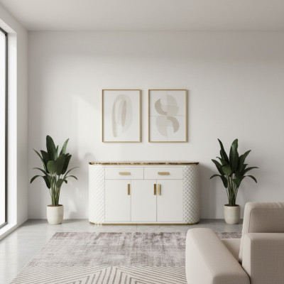 Sideboard Design Wood Cabinet Luxury Sideboard Lowboard Sideboard White New