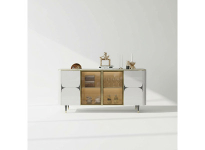 Dresser Wood Cabinets Sideboard White Furniture Sideboard Cupboard Modern New