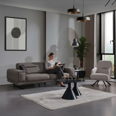 Luxury Sofa Set 2-piece Armchair Luxury Sofa Couch Three-seater Living Room Furniture