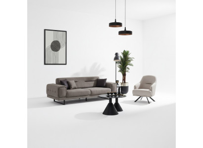 Luxury Sofa Set 2-piece Armchair Luxury Sofa Couch Three-seater Living Room Furniture