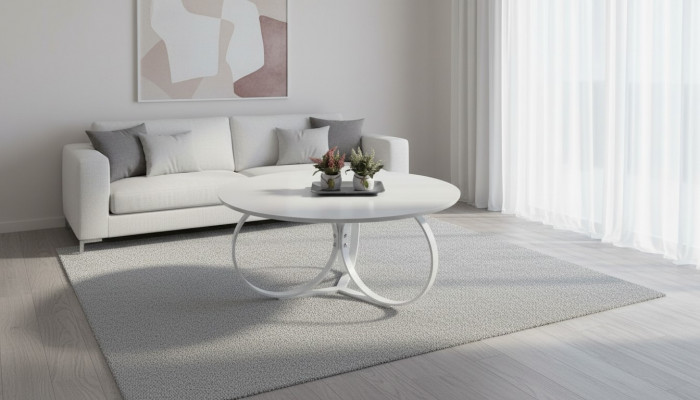 White round coffee table living room table designer furniture modern furniture