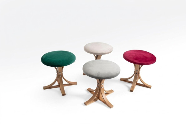 Modern Designer 4x Stools Complete Furniture Living Room Luxury Furnishing