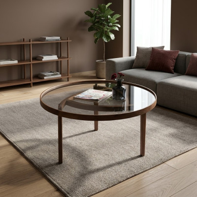 Coffee table luxury living room side table designer furnishings glass table