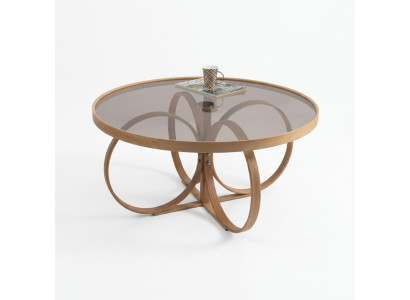 Living room coffee table designer round coffee table glass table luxury furniture
