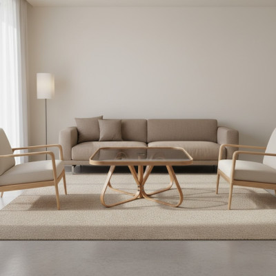 Modern furniture coffee table designer luxury furnishing glass table coffee table