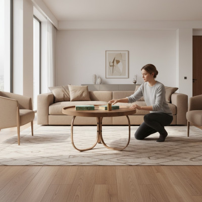 Designer coffee table modern wood furniture living room luxury decor
