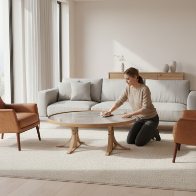 Luxury living room coffee table wood coffee table modern furniture