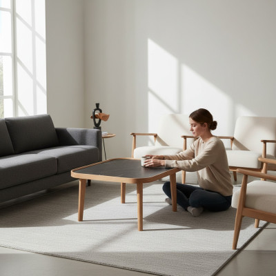 Coffee table modern designer living room table side table luxury furnishings