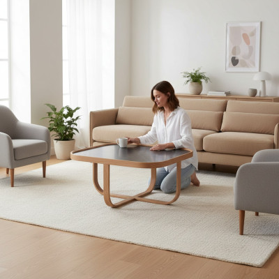 Designer coffee table modern side tables luxury living room furniture