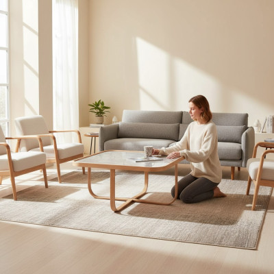 Design living room table coffee table luxury coffee table table 90x45cm