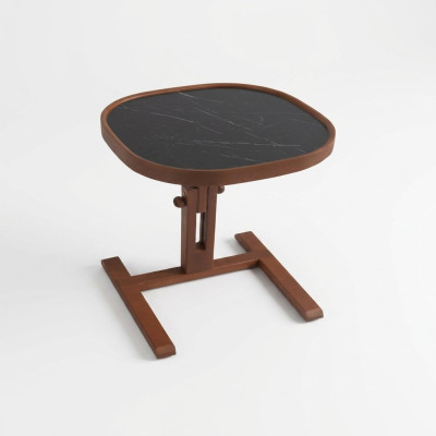Designer Braun Side Table Wood Living Room Coffee Table New