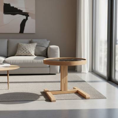 Round Coffee Table Living Room Side Table Designer Furniture New Furniture