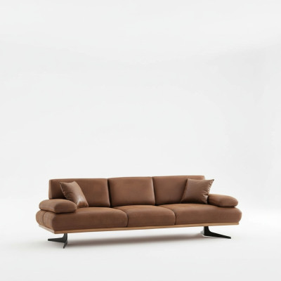 Four-seater sofa couch modern design fabric luxury living room upholstered sofa