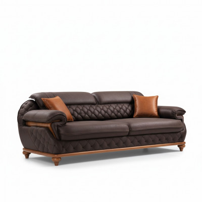 Living room upholstered sofas modern three-seater sofa couch luxury upholstered furniture