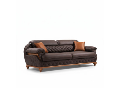 Living room upholstered sofas modern three-seater sofa couch luxury upholstered furniture
