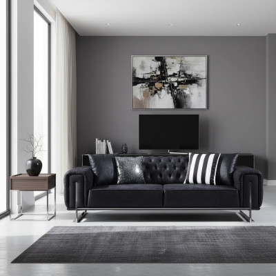 Sofa three-seater couch design Chesterfield luxury furniture upholstered sofas living room