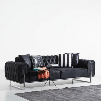 Sofa three-seater couch design Chesterfield luxury furniture upholstered sofas living room