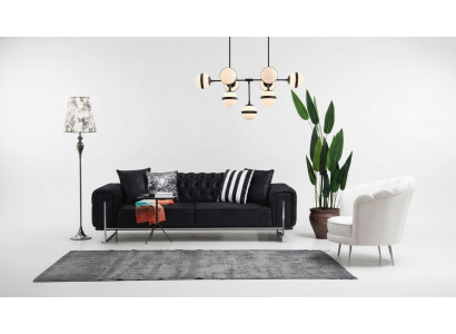 Modern furniture living room complete sofa couch three-seater upholstered furniture armchair