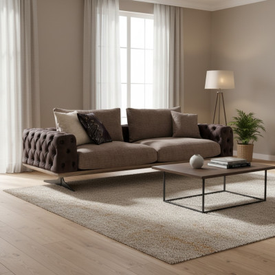 Luxury living room sofa three-seater couch modern design upholstered sofas new