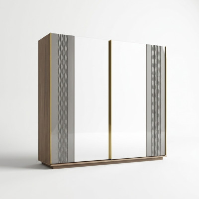 Design wardrobe bedroom luxury wood wardrobe modern furniture