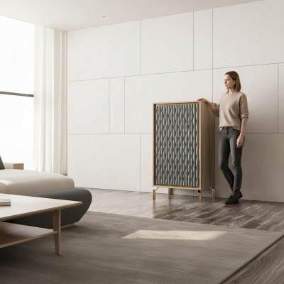 New luxury dresser bedroom modern design cabinet wood furniture