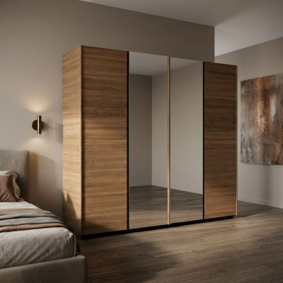 Bedroom Wardrobe Modern Wood Furniture Closet Luxury Design