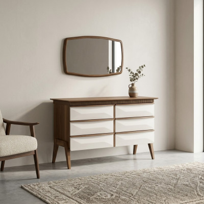 Modern design dresser with mirror bedroom luxury cabinet new furniture