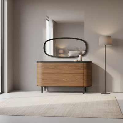 Dresser with Mirror Design Luxury Wardrobe Modern Style Bedroom Furniture New