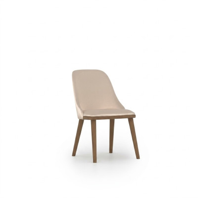 Modern style dining chair furniture luxury wood white chairs design.