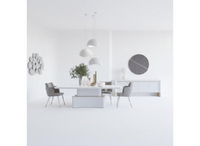 Luxury Dining Room Set Dining Table Design Sideboard Modern Furniture Dining Group