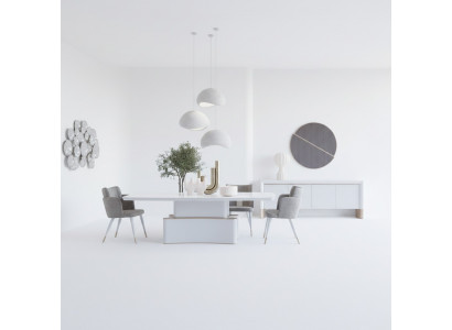 Luxury Dining Room Set Dining Table Design Sideboard Modern Furniture Dining Group