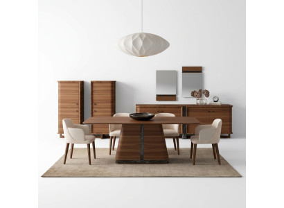 Luxury Dining Room Set Complete 10-piece Dining Table Design Sideboard Dining Room 2x Cabinet