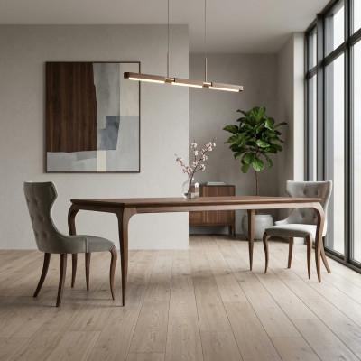 Modern dining table 4x chairs luxury dining room furniture design new