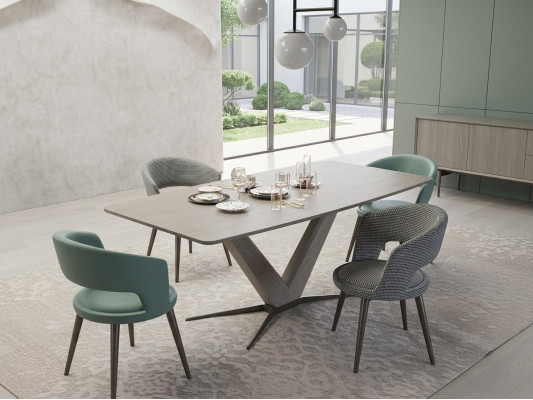 Complete dining table set chairs dining room furnishing design modern furniture