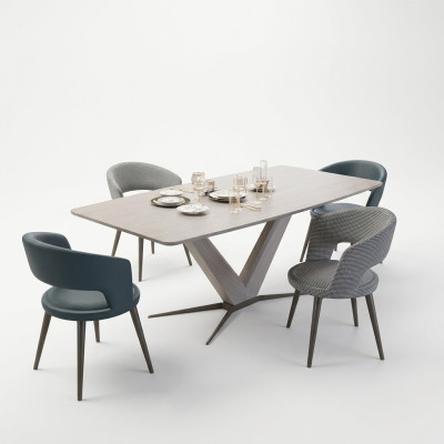 Complete dining table set chairs dining room furnishing design modern furniture