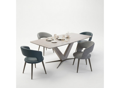 Complete dining table set chairs dining room furnishing design modern furniture