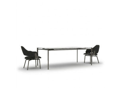 Modern dining room furniture dining table 4x chairs luxury furnishings table new