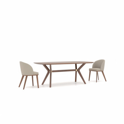 Dining Room Dining Set Dining Table 4x Chairs Luxury Furnishings Modern Design