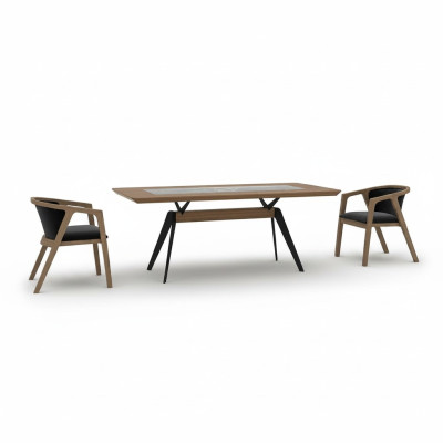 Luxury Complete Dining Room Dining Table 4x Chairs Furnishing Modern Design