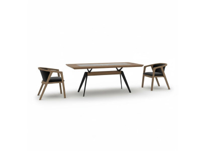 Luxury Complete Dining Room Dining Table 4x Chairs Furnishing Modern Design