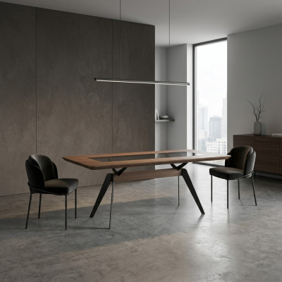 Luxury dining room set dining table 4x chairs chair textiles dining group suite new