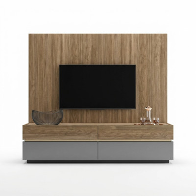 Living room wall TV wall wood style modern living room furniture TV stand new furnishing