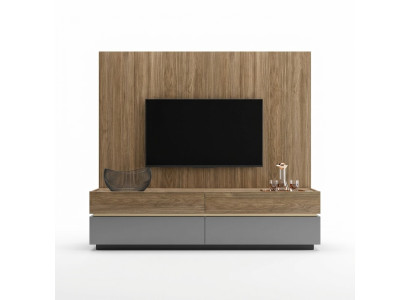 Living room wall TV wall wood style modern living room furniture TV stand new furnishing
