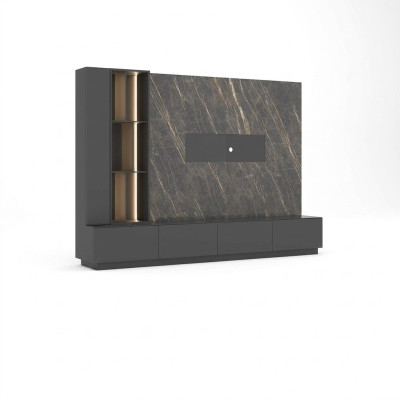 Living wall designer furniture modern living room furniture wooden furniture luxury