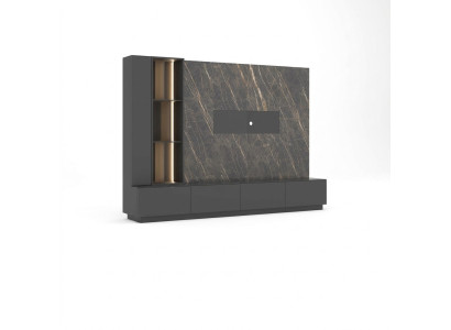 Living wall designer furniture modern living room furniture wooden furniture luxury
