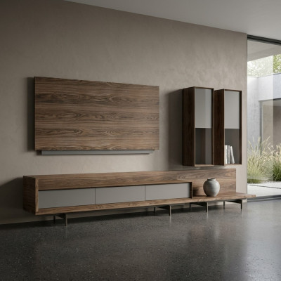 Living room furniture TV stand complete wall unit TV frame designer furnishings