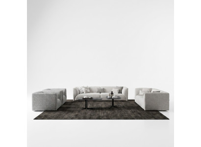 Upholstered furniture sofa set 2x three-seater sofa luxury 2 armchair sofa 3+3+1+1