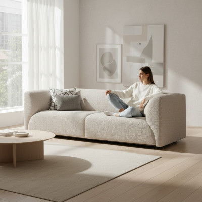 Upholstered furniture living room luxury sofa couch three-seater modern designer new