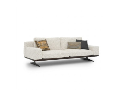 Luxury three-seater sofa upholstered furniture couch modern living room designer furnishing